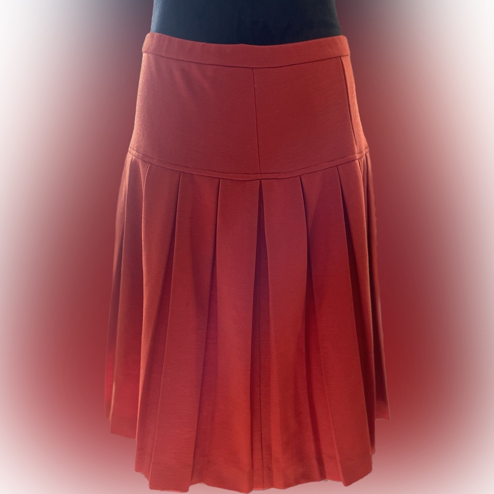 DONOVAN GALVANI Vintage Pleated Midi Skirt